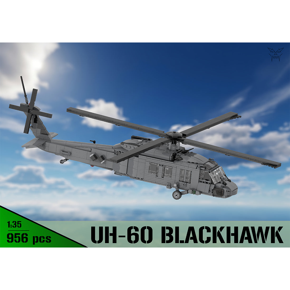 MOC-198409 UH-60 Black Hawk 1:35 Scale Building Blocks