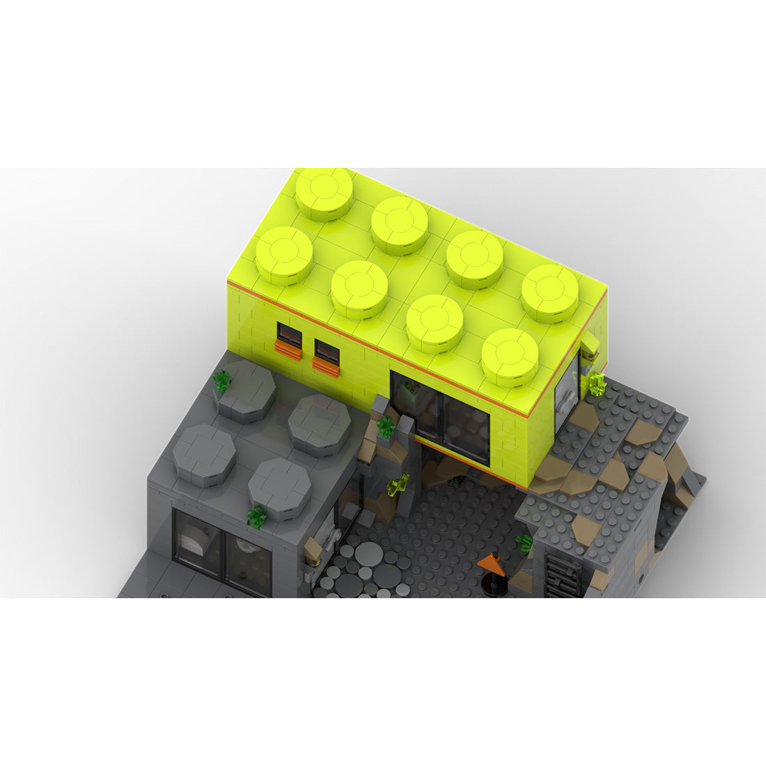 MOC-261973 Power Miners-Inspired Miner House Building Blocks