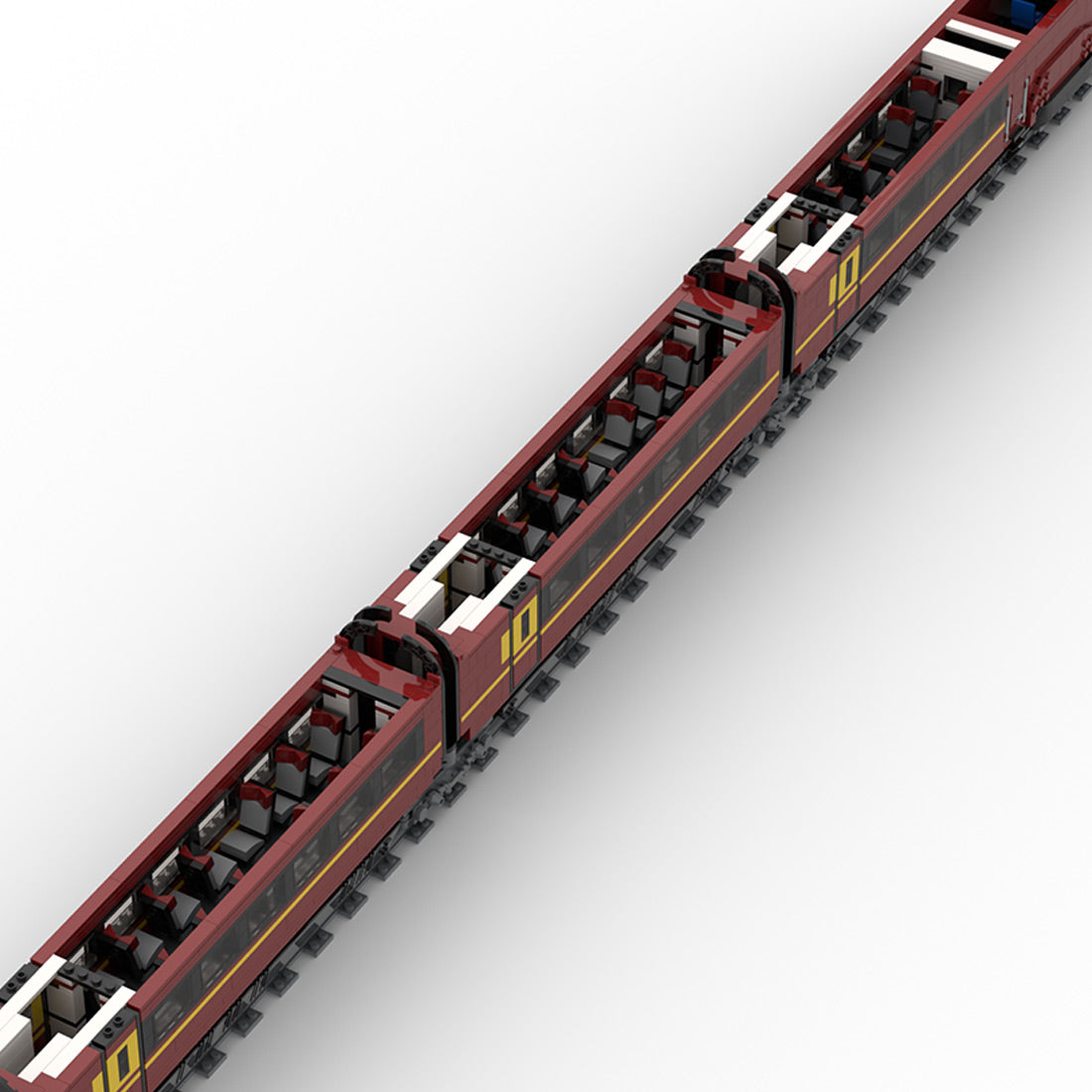 AGV-575 Italo High Speed Train Smart Class Building Blocks