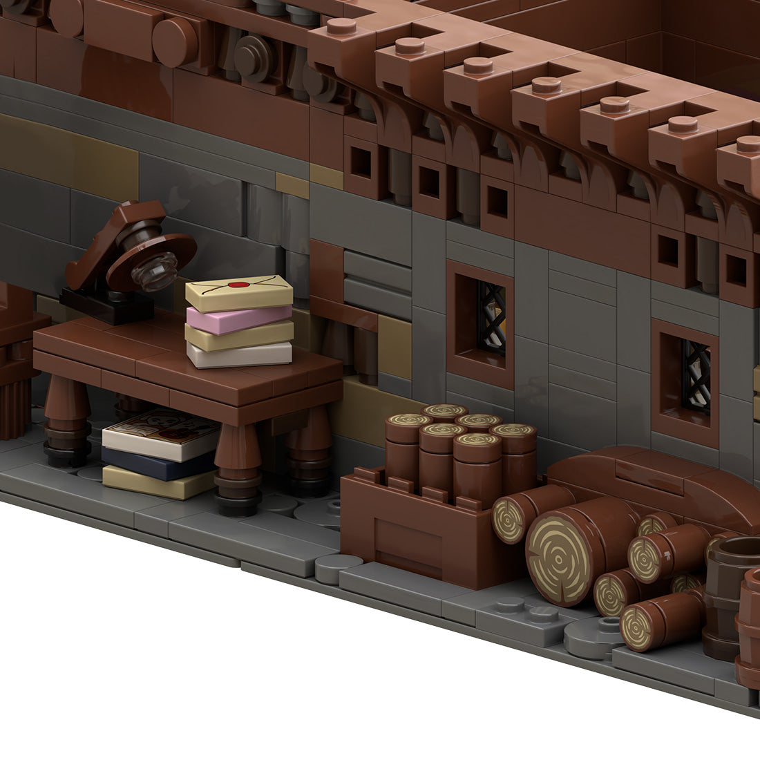 MOC-263858 The Craftsman's Woodwright Medieval Building Blocks