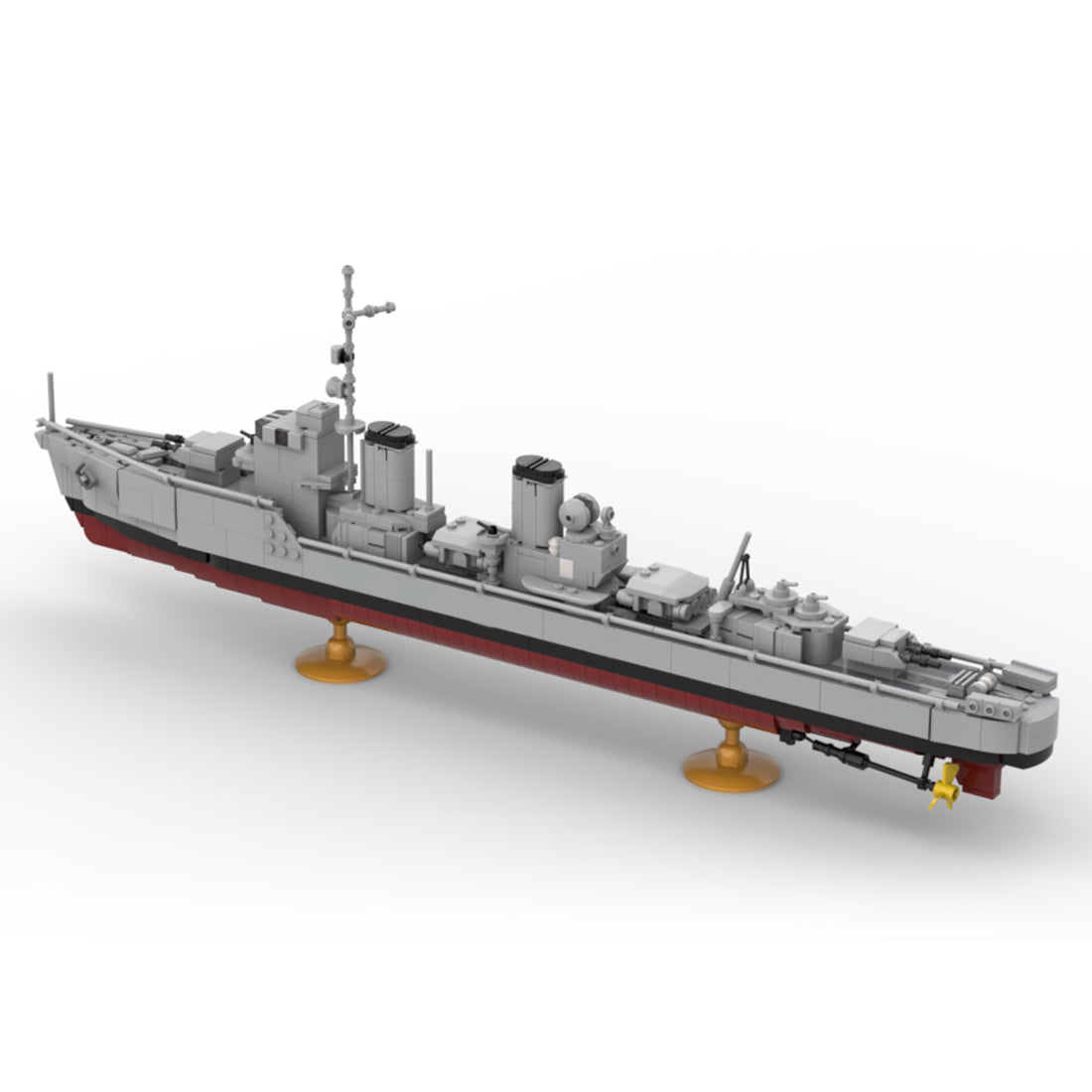 MOC-253356 1:200 Scale IJN Yukikaze-class Destroyer Building Blocks