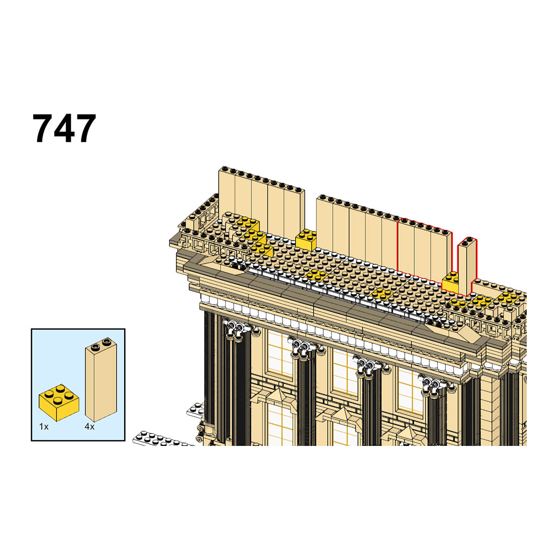 MOC-213987 Château de Versailles Part 4 Building Blocks