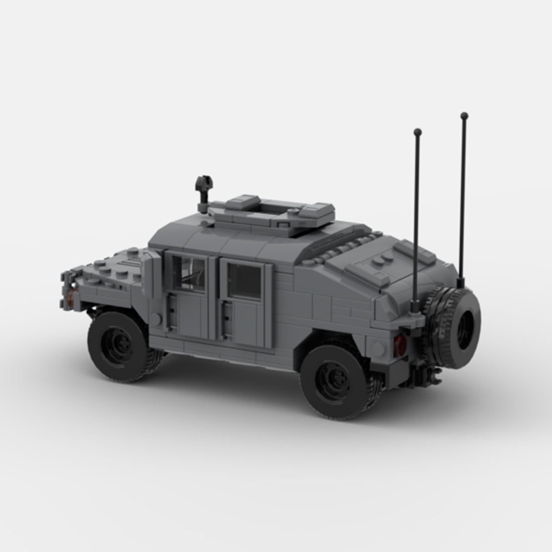 Urban HUMVEE 4 Modern Military Vehicle Building Blocks
