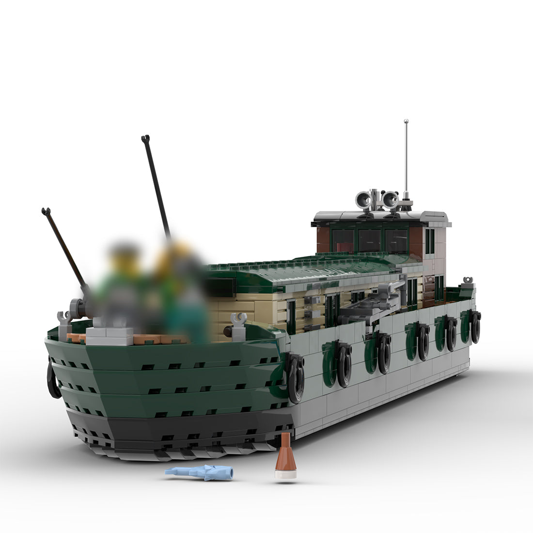 Classic European Canal Houseboat MOC Building Blocks
