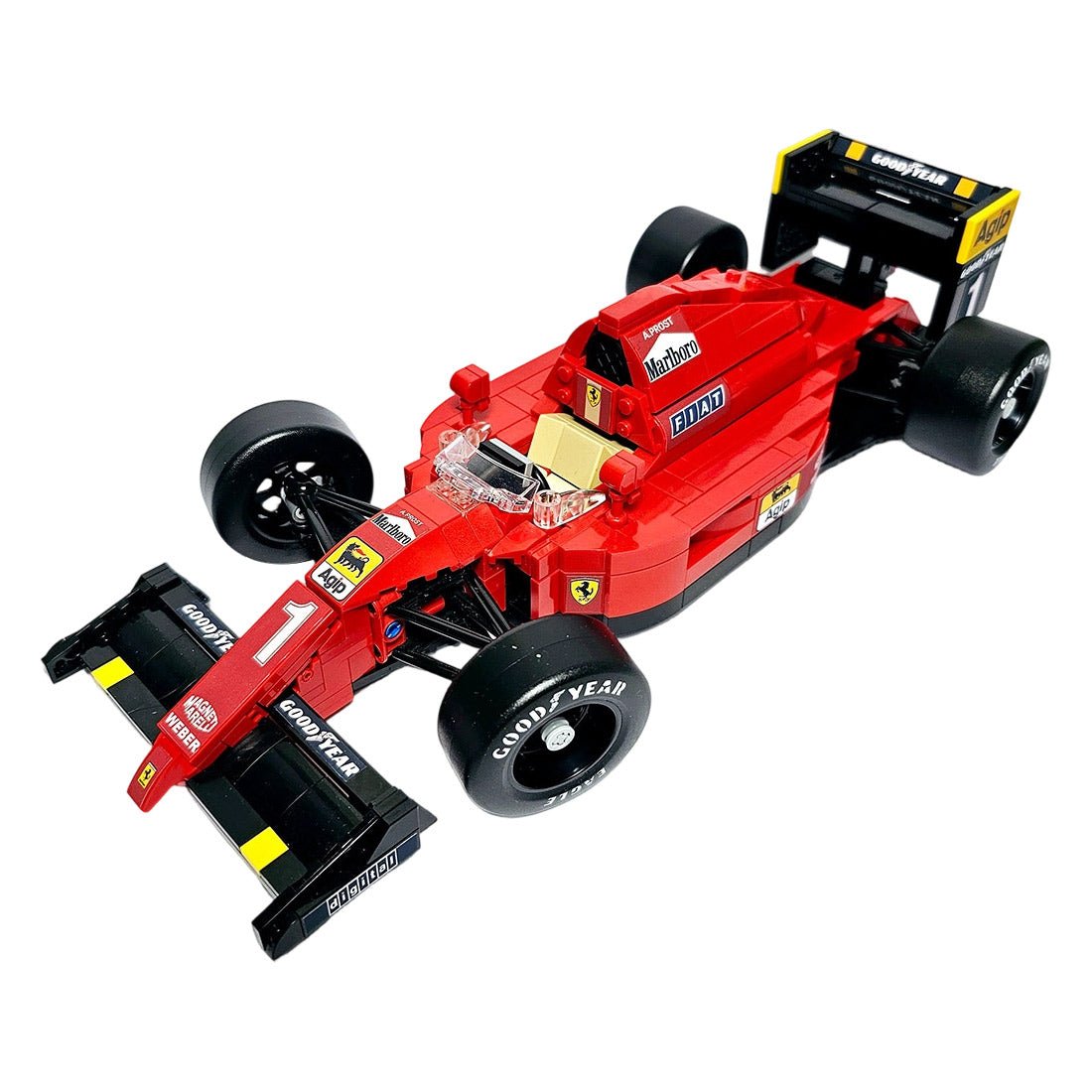 1/16 Scale Ferarri 641/2 F1 - 90 Race Car Building Blocks - LesDiy -