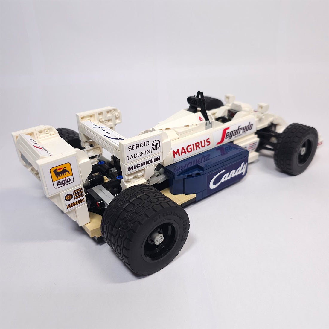 1/16 Scale Toleman TG184 Race Car Building Blocks - LesDiy -