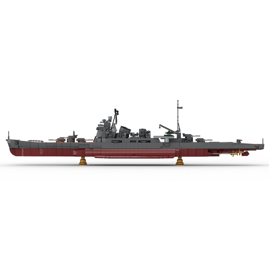 1:200 Scale IJN Takao Takao-Class Heavy Cruiser Building Blocks-LesDiy-Building Blocks-
