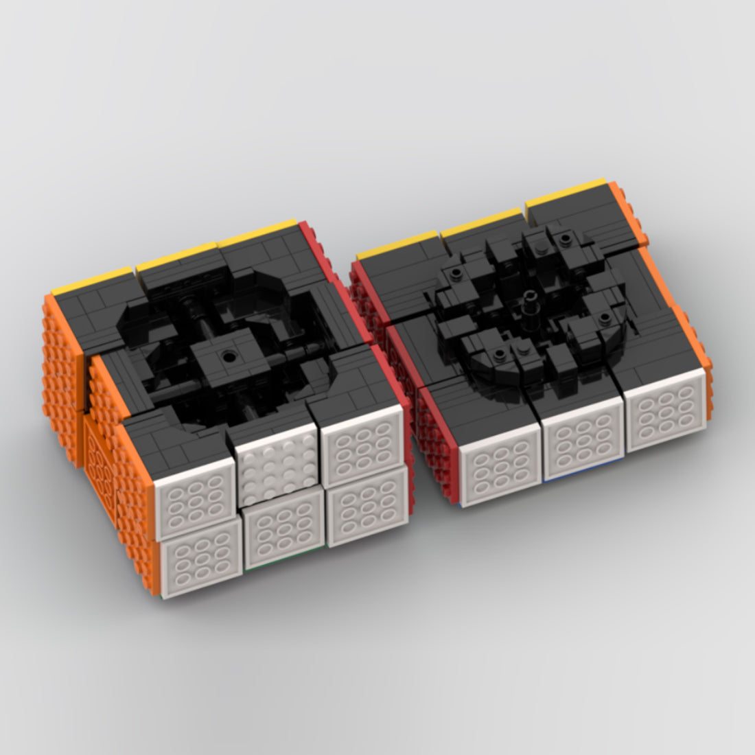 MOC-252255 100% Rubik's Cube Mechanical Building Blocks