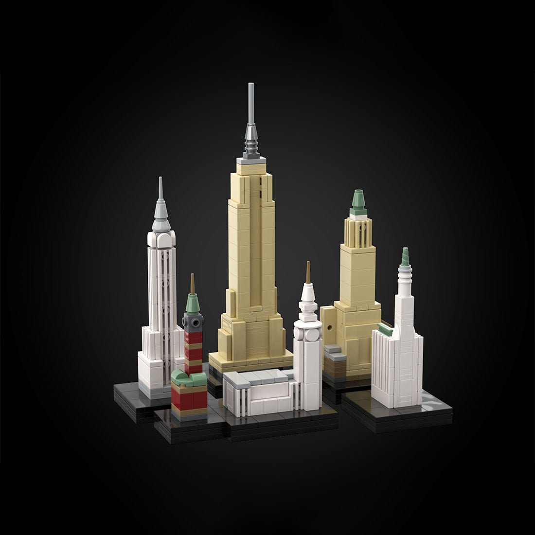 1/2500 Scale Street Scene World Skyscrapers Building Blocks - LesDiy - Building Blocks