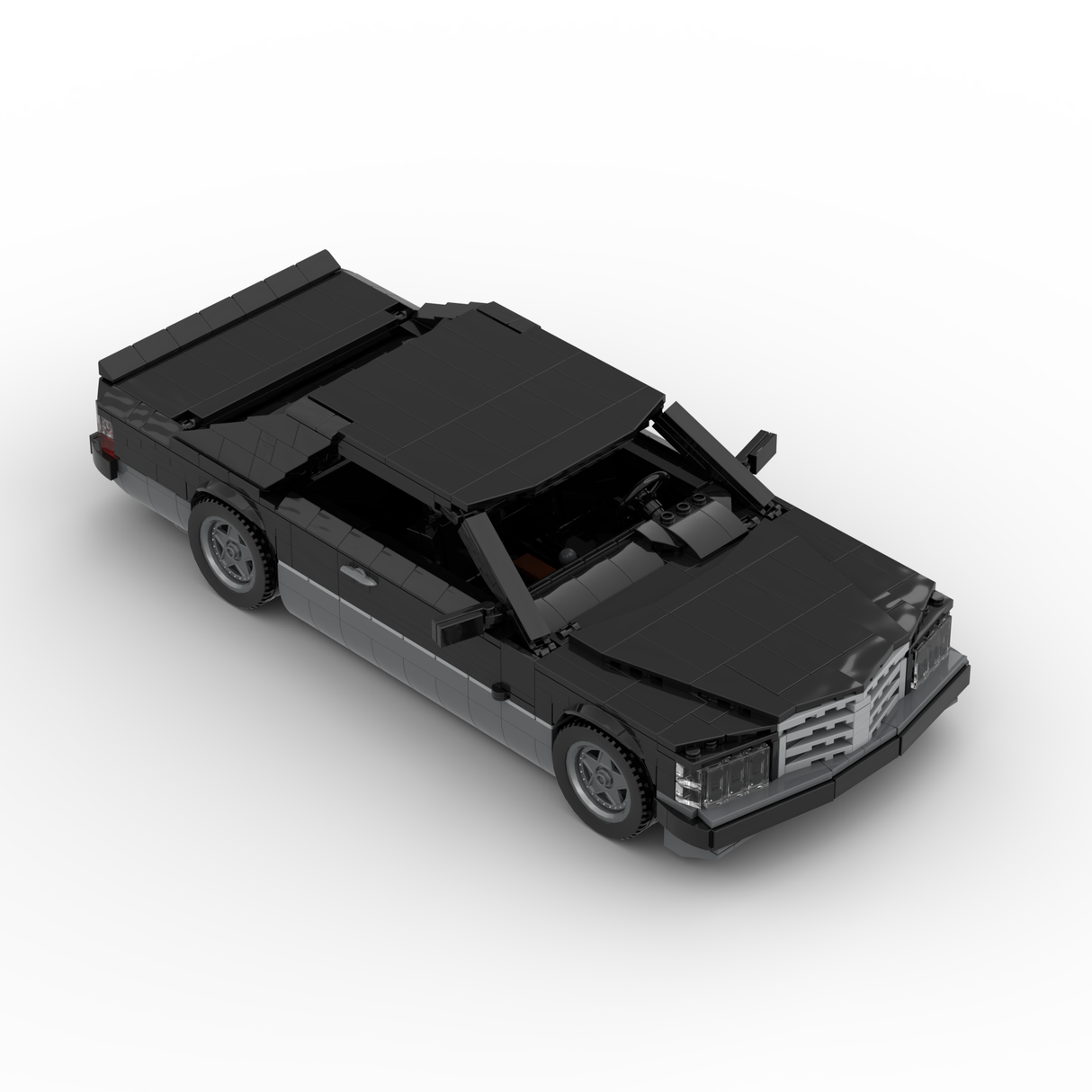 1980s German Grand Touring Coupe Building Blocks (Gobricks)