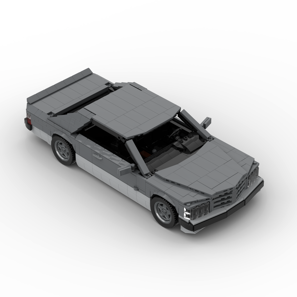 1980s German Grand Touring Coupe Building Blocks (Gobricks)