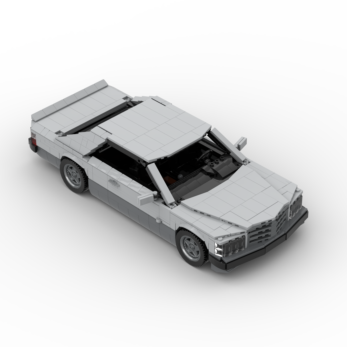 1980s German Grand Touring Coupe Building Blocks (Gobricks)
