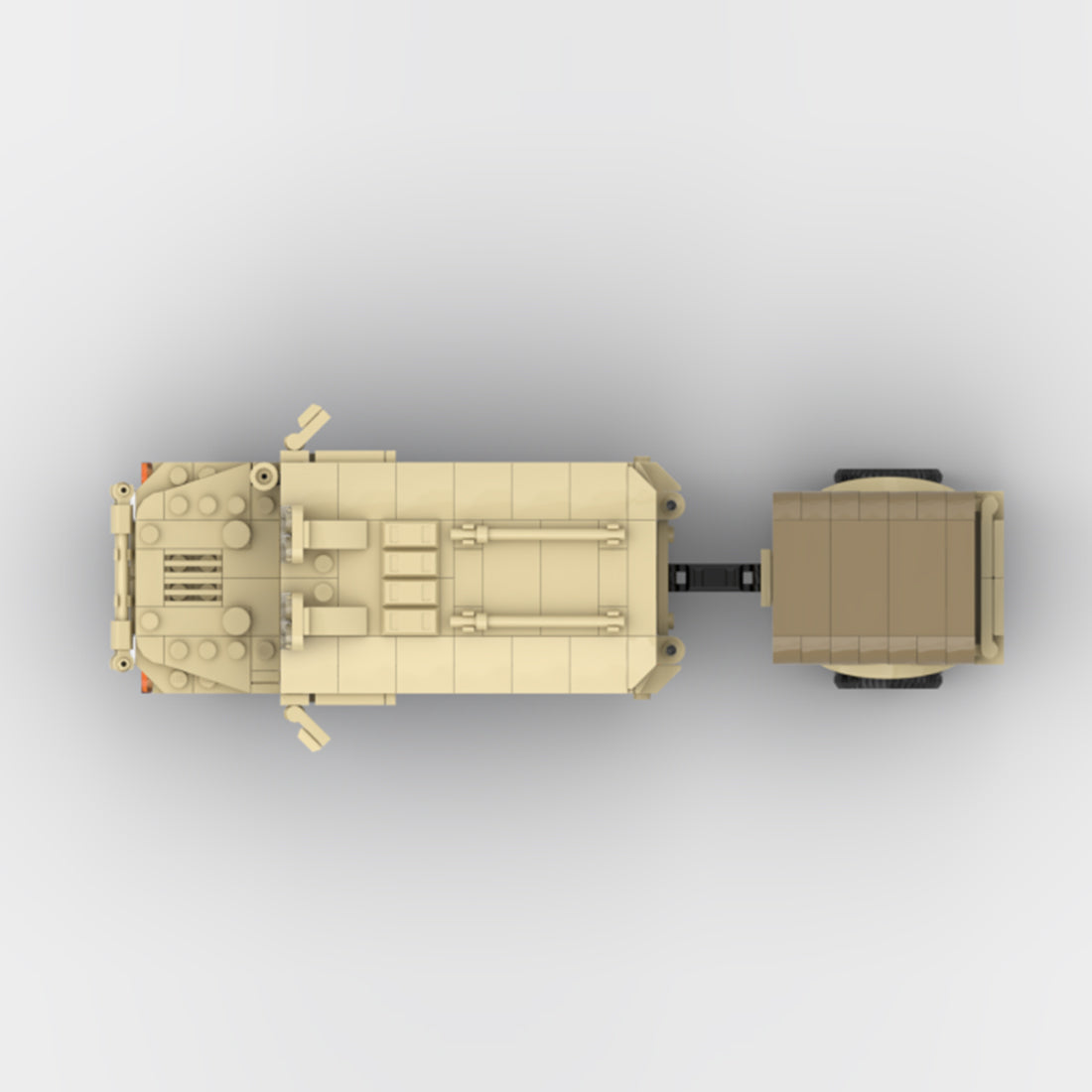 Desert HUMVEE 8 Modern Military Vehicle Building Blocks