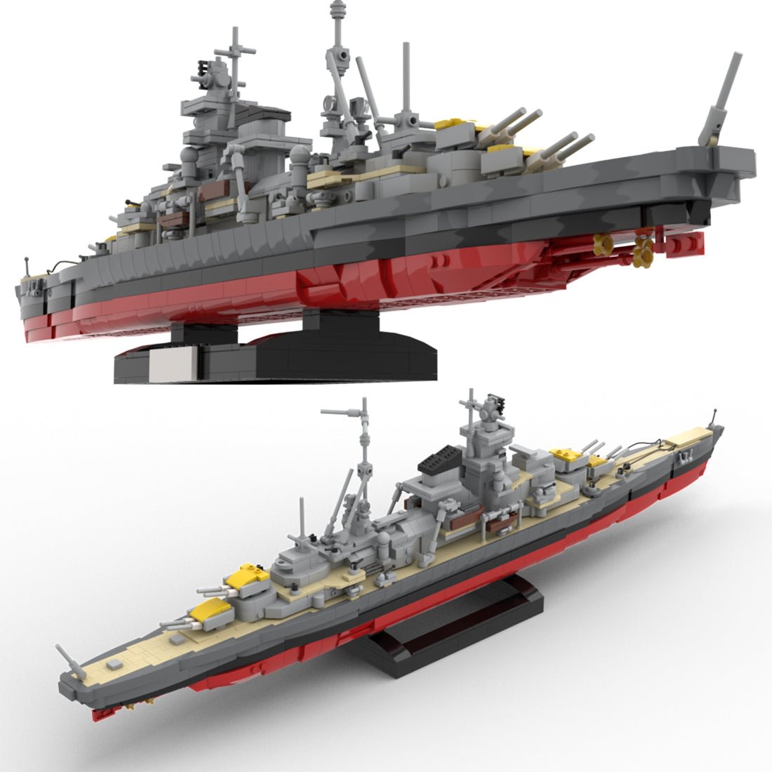 1/300 Blücher Military Naval Warship - LesDiy -