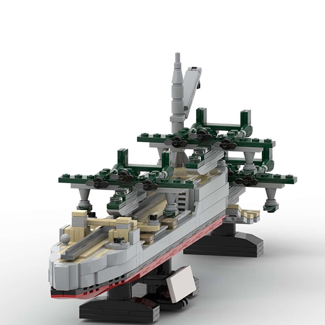 1/300 Scale Seaplane Carrier Building Blocks - LesDiy - Building Blocks