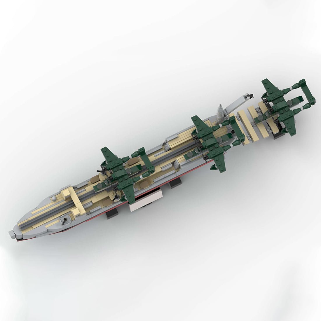 1/300 Scale Seaplane Carrier Building Blocks - LesDiy - Building Blocks