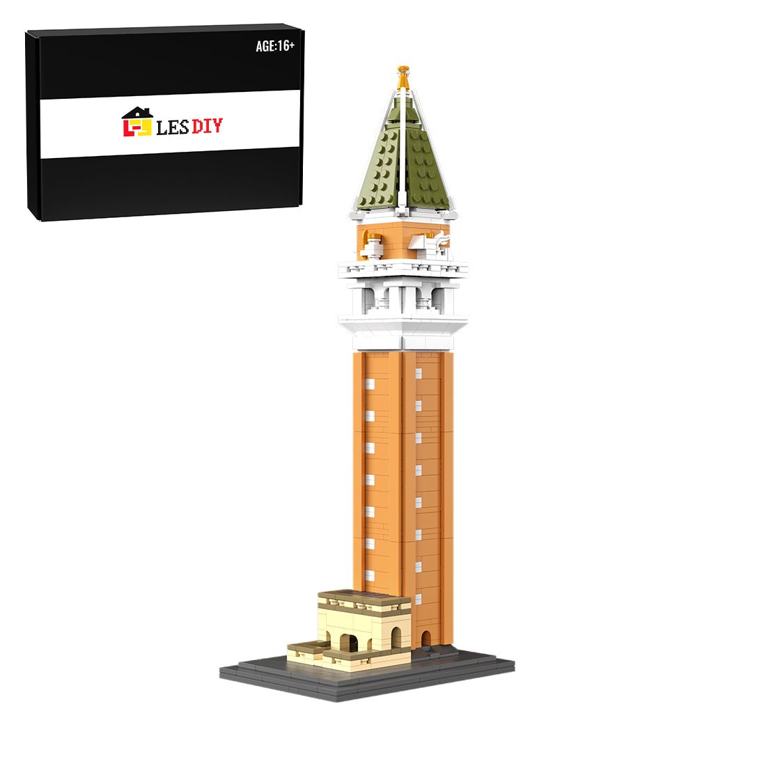 1/300 Scale St - Mark’s Bell Tower - LesDiy -