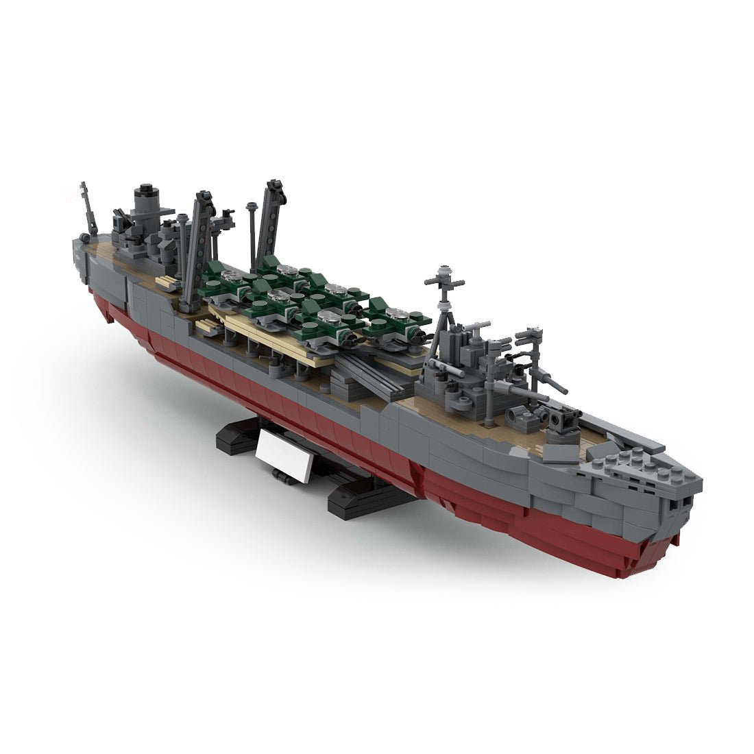 1/300 Scale Transport Dock Military Ship Building Blocks - LesDiy - Building Blocks