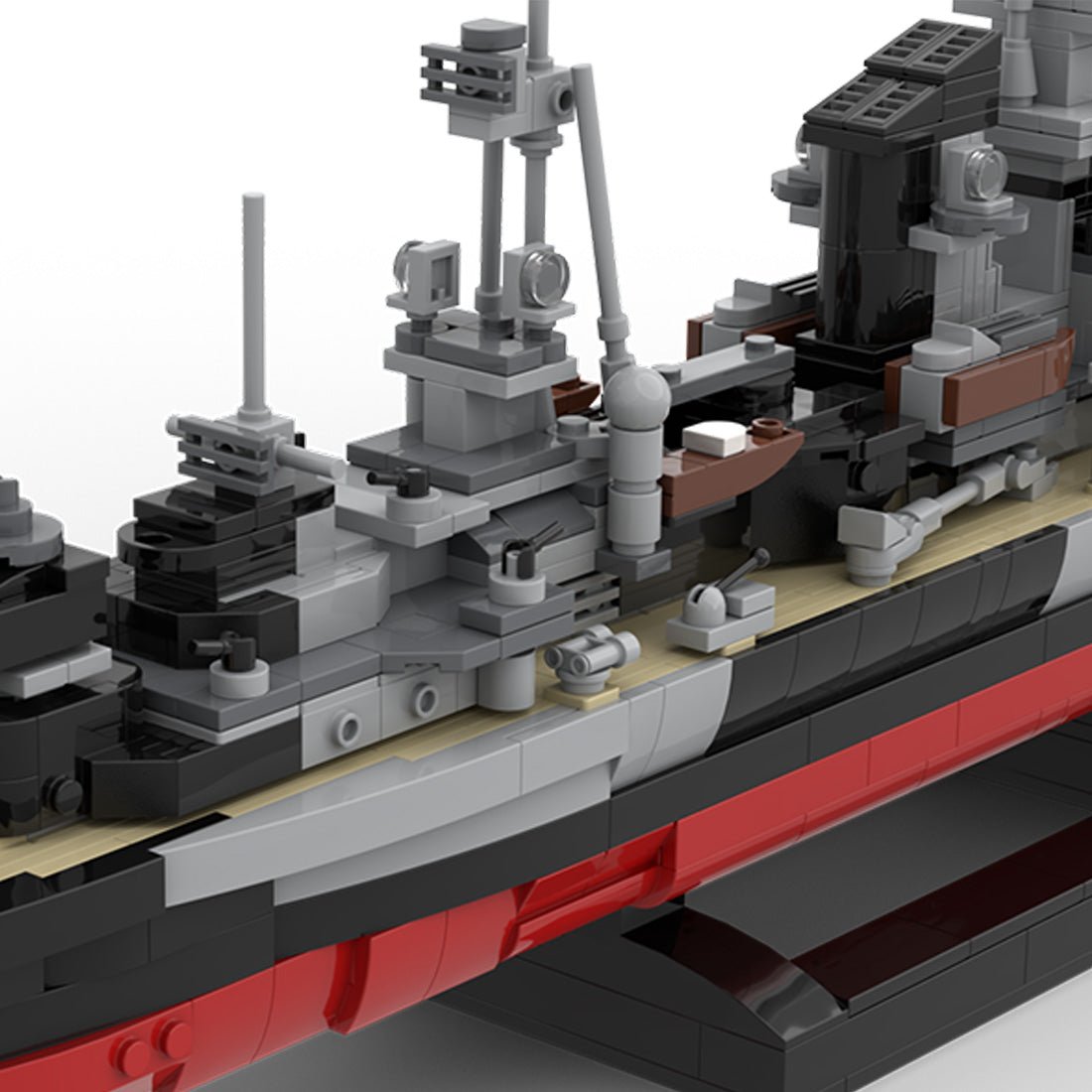 1/300 Scale WWII German Mainz Cruiser Building Blocks SetĀ  - LesDiy -