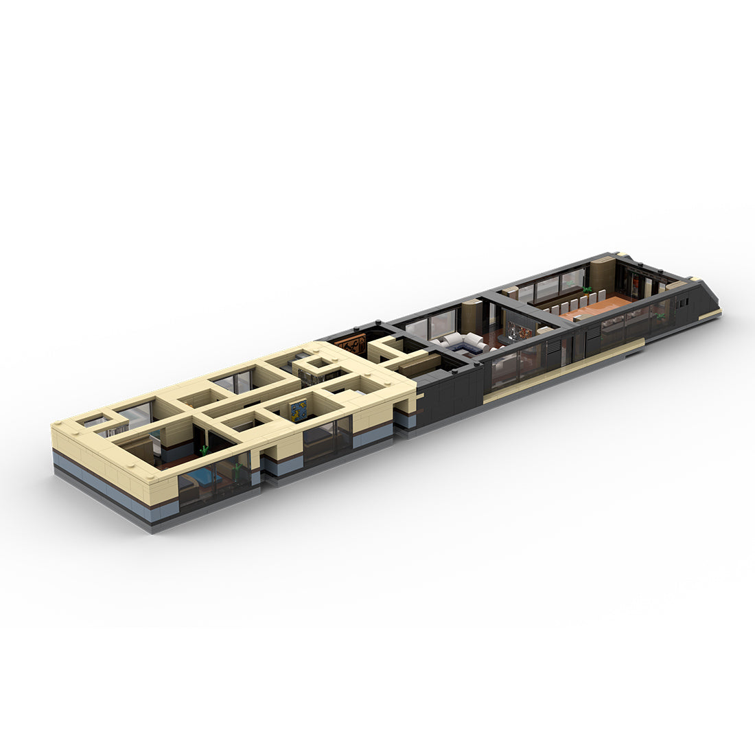 MOC-254412 120CM Modular Luxury Yacht III Building Blocks