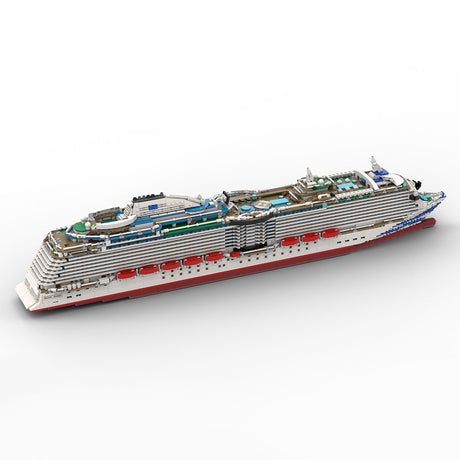 1/400 Scale MS Britannia Cruise Ship Building Blocks - LesDiy - Building Blocks