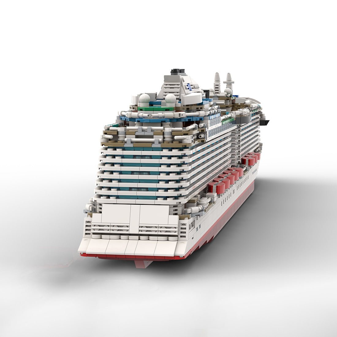 1/400 Scale MS Britannia Cruise Ship Building Blocks - LesDiy - Building Blocks
