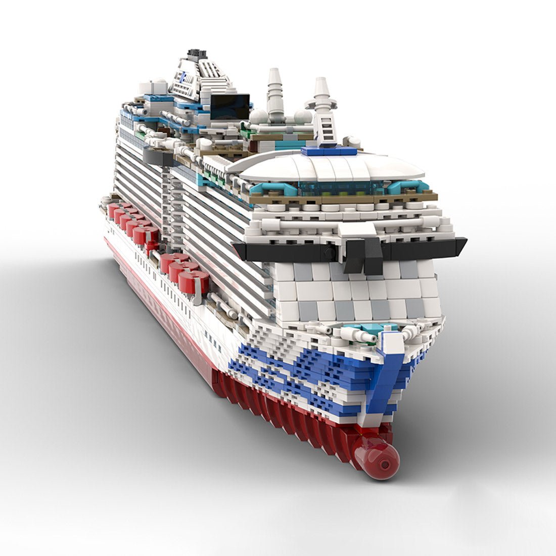 1/400 Scale MS Britannia Cruise Ship Building Blocks - LesDiy - Building Blocks