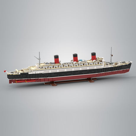 1/400 Scale RMS Queen Mary British Ocean Liner Building Blocks - LesDiy - Building Blocks