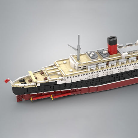 1/400 Scale RMS Queen Mary British Ocean Liner Building Blocks - LesDiy - Building Blocks