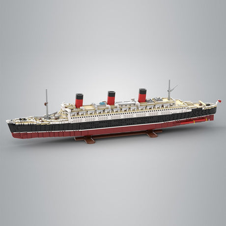 1/400 Scale RMS Queen Mary British Ocean Liner Building Blocks - LesDiy - Building Blocks