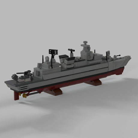 1/485 Scale German F - 123 Brandenburg - class Frigate - LesDiy -