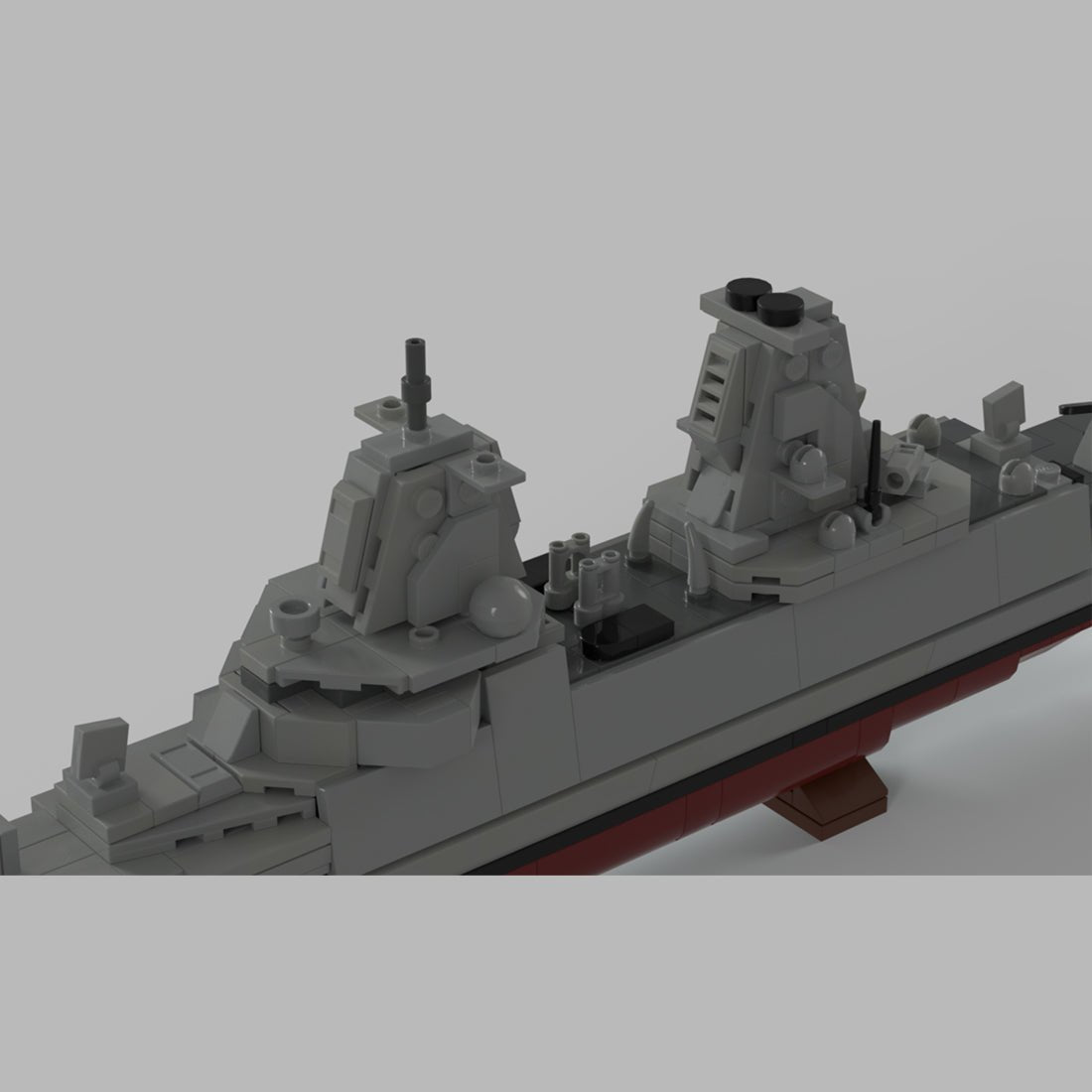 1/485 Scale German F - 126 Frigate - LesDiy -