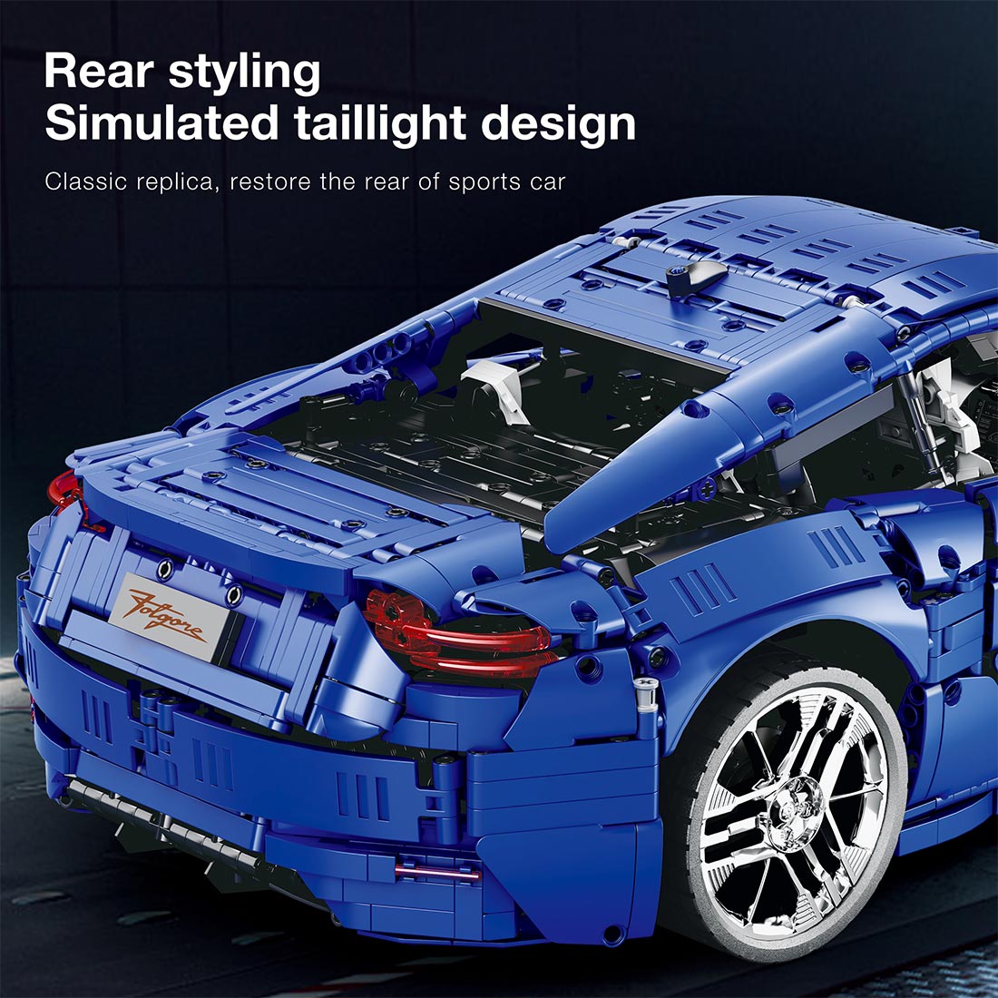 1/8 Scale Luxury Supercar Building Blocks - LesDiy - Building Blocks