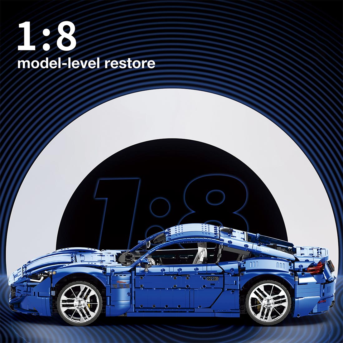 1/8 Scale Luxury Supercar Building Blocks - LesDiy - Building Blocks