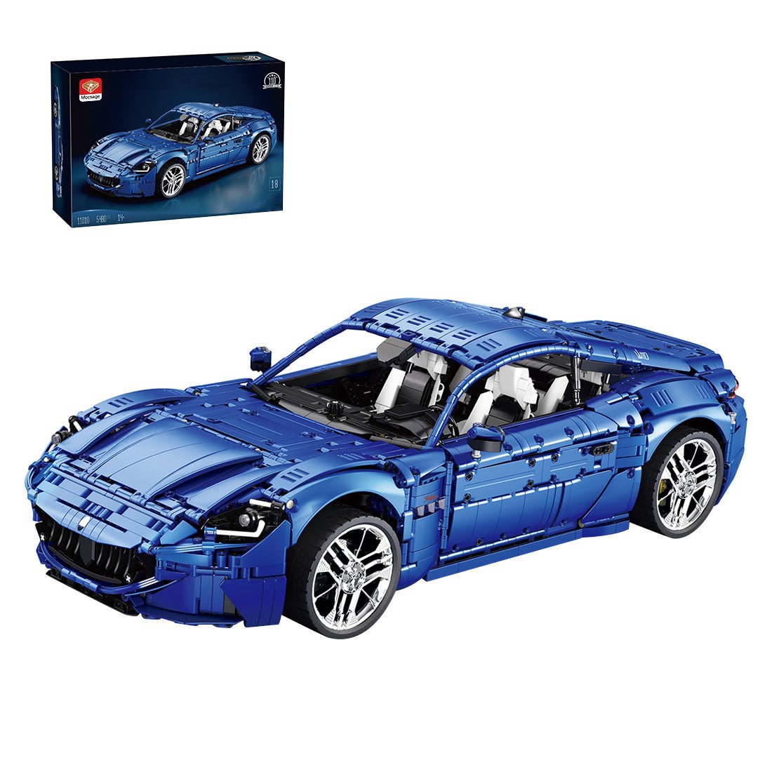 1/8 Scale Luxury Supercar Building Blocks - LesDiy - Building Blocks