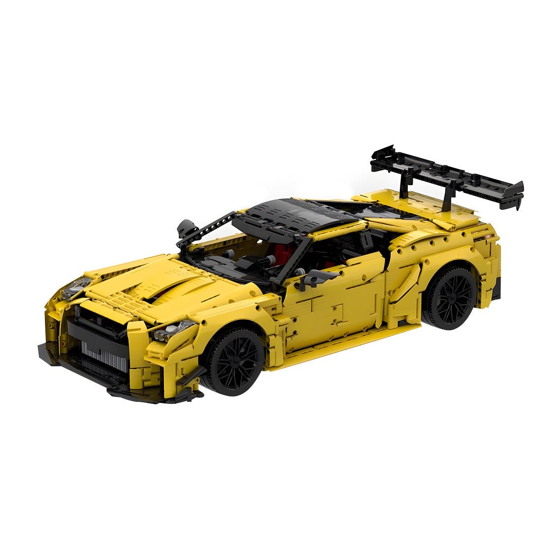 1/8 Scale Nissan GTR - R35 Sports Car Tech Building Blocks Set - LesDiy -