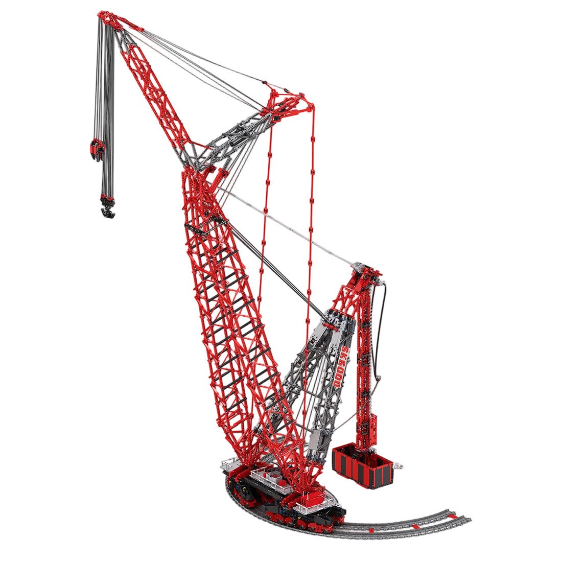 1/80 Scale Heavy Construction SK6000 Crane Building Blocks - LesDiy - Crane -