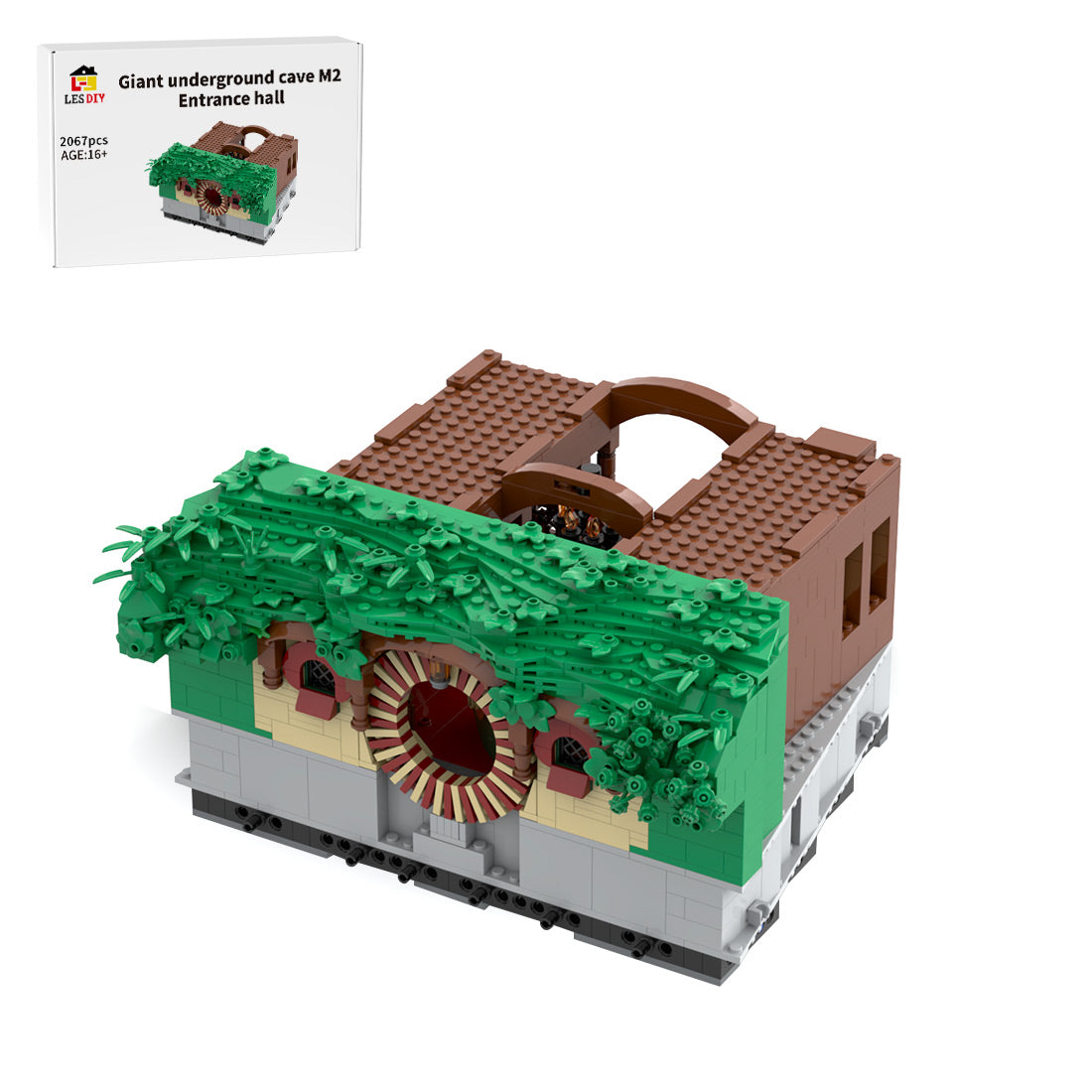 Medieval Cavern Dwelling M2 Modular Reception Hall Building Blocks