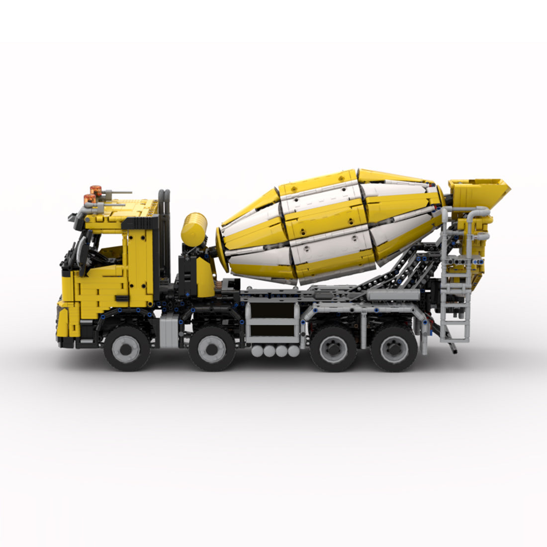 MOC-234000 1/17 Scale 4x8 Cement Mixer Truck Building Blocks