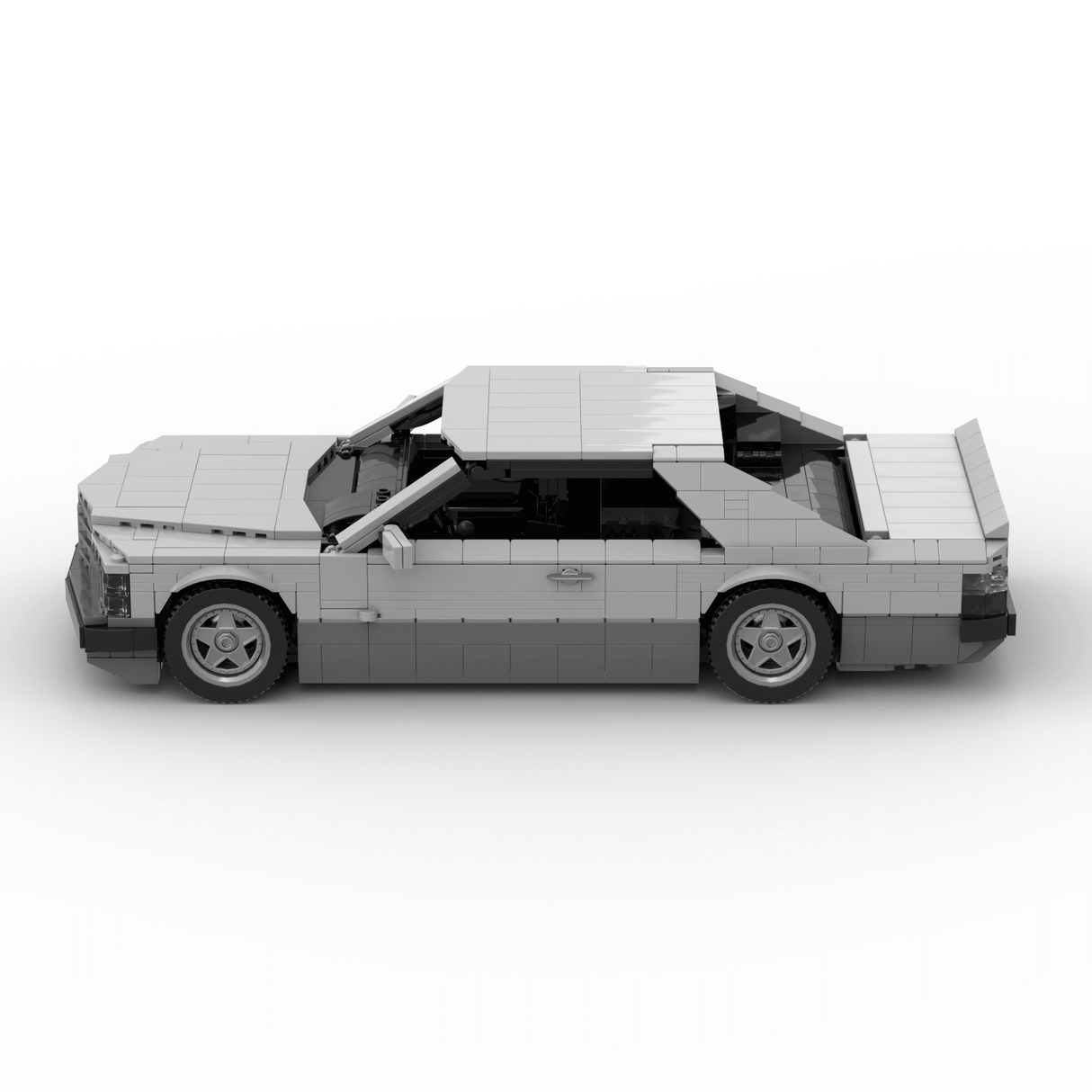 1980s German Grand Touring Coupe Building Blocks (Gobricks)-LesDiy-Building Blocks-1x building section (1x 1473 parts)