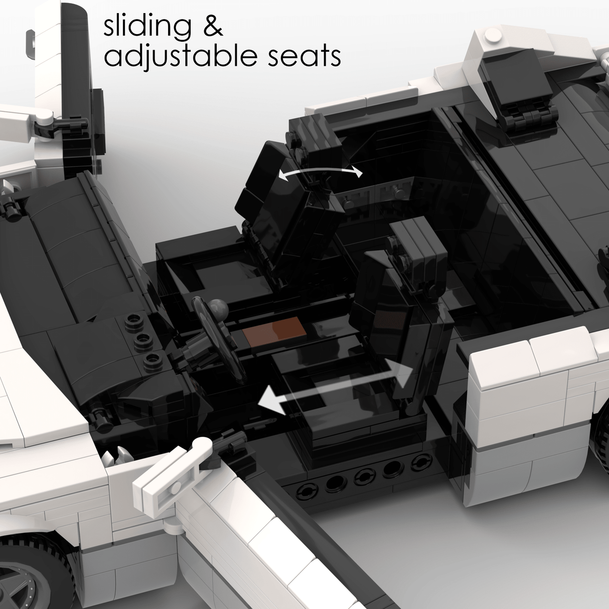 1980s German Grand Touring Coupe Building Blocks (Gobricks)-LesDiy-Building Blocks-1x building section (1x 1473 parts)
