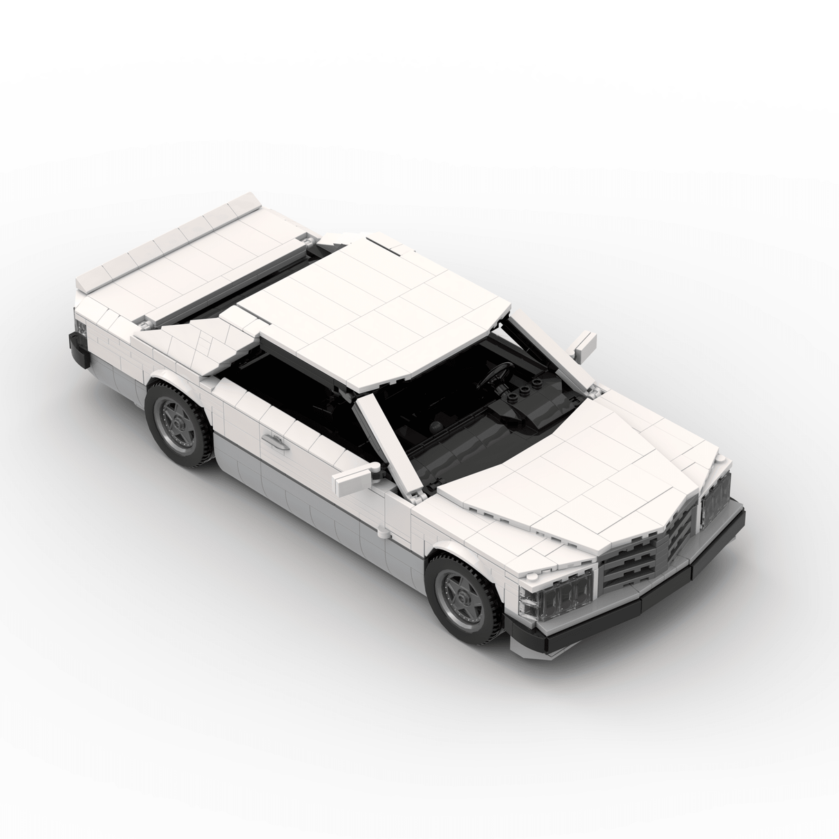 1980s German Grand Touring Coupe Building Blocks (Gobricks)-LesDiy-Building Blocks-1x building section (1x 1473 parts)