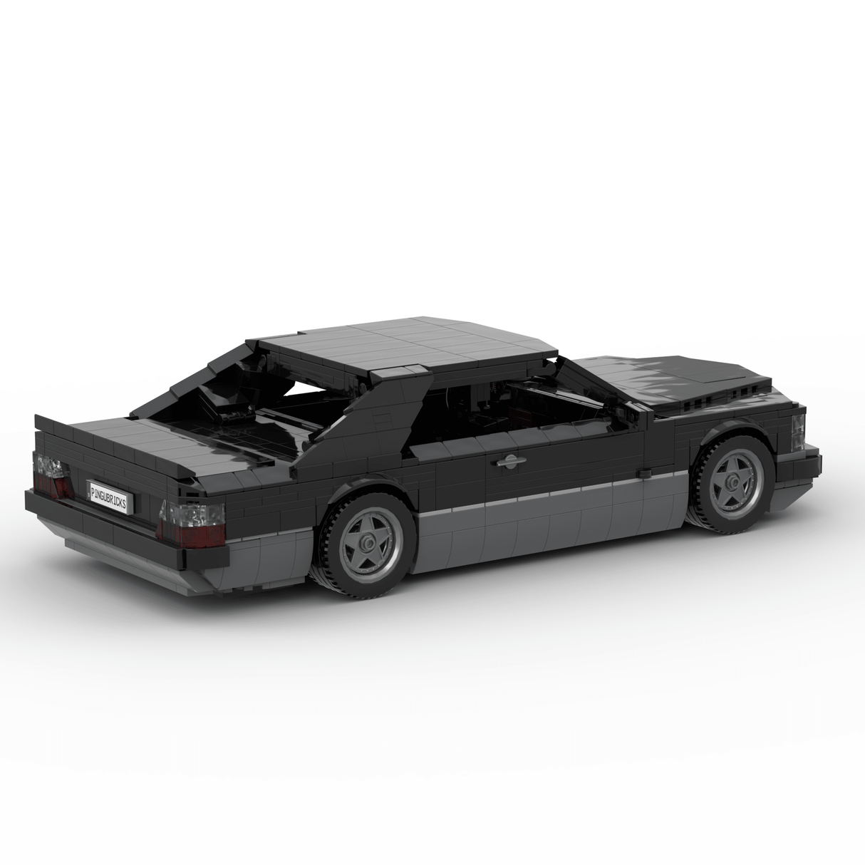 1980s German Grand Touring Coupe Building Blocks (Gobricks)-LesDiy-Building Blocks-1x building section (1x 1473 parts)