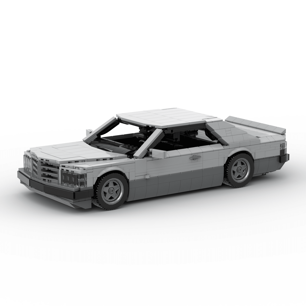 1980s German Grand Touring Coupe Building Blocks (Gobricks)-LesDiy-Building Blocks-1x building section (1x 1473 parts)