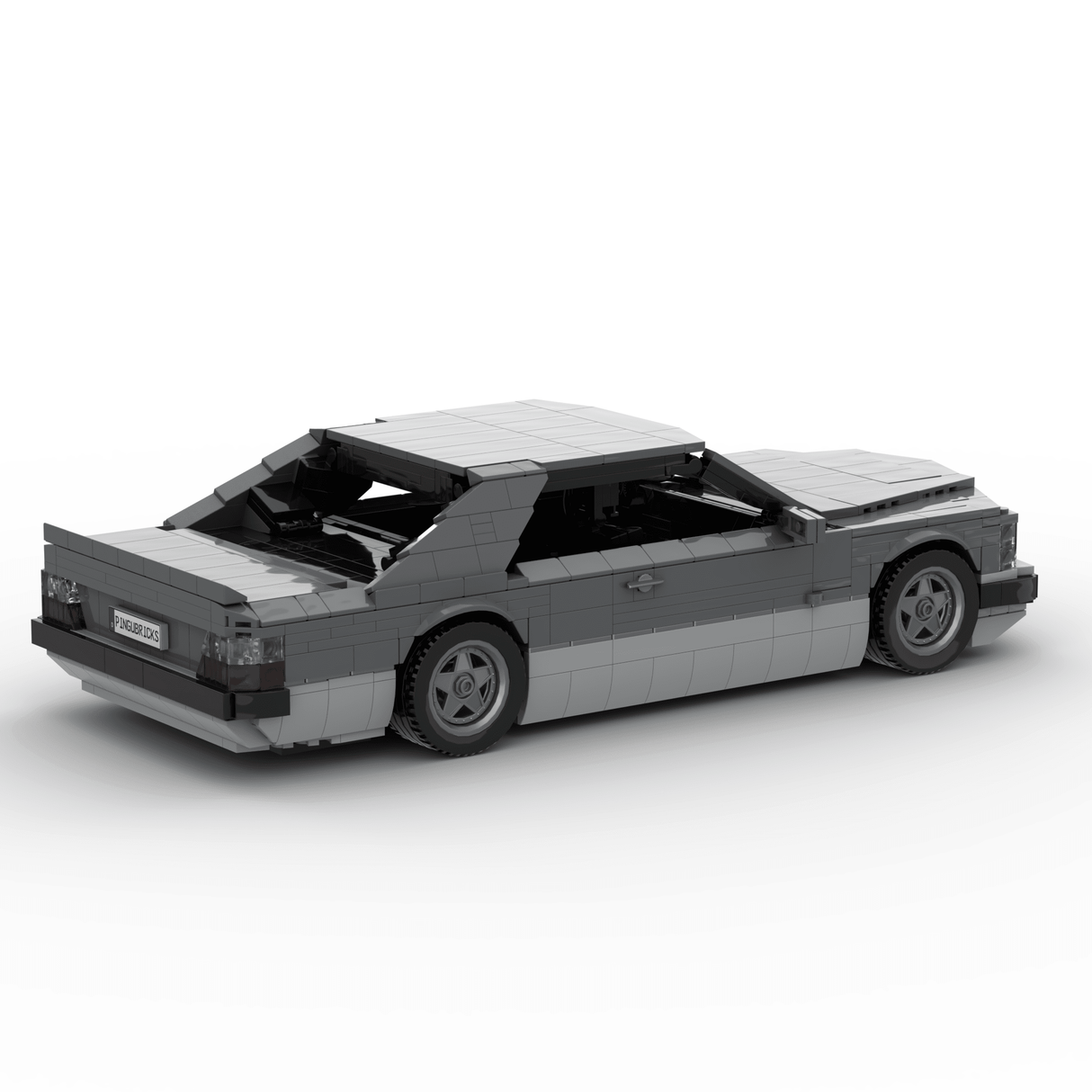 1980s German Grand Touring Coupe Building Blocks (Gobricks)-LesDiy-Building Blocks-1x building section (1x 1473 parts)