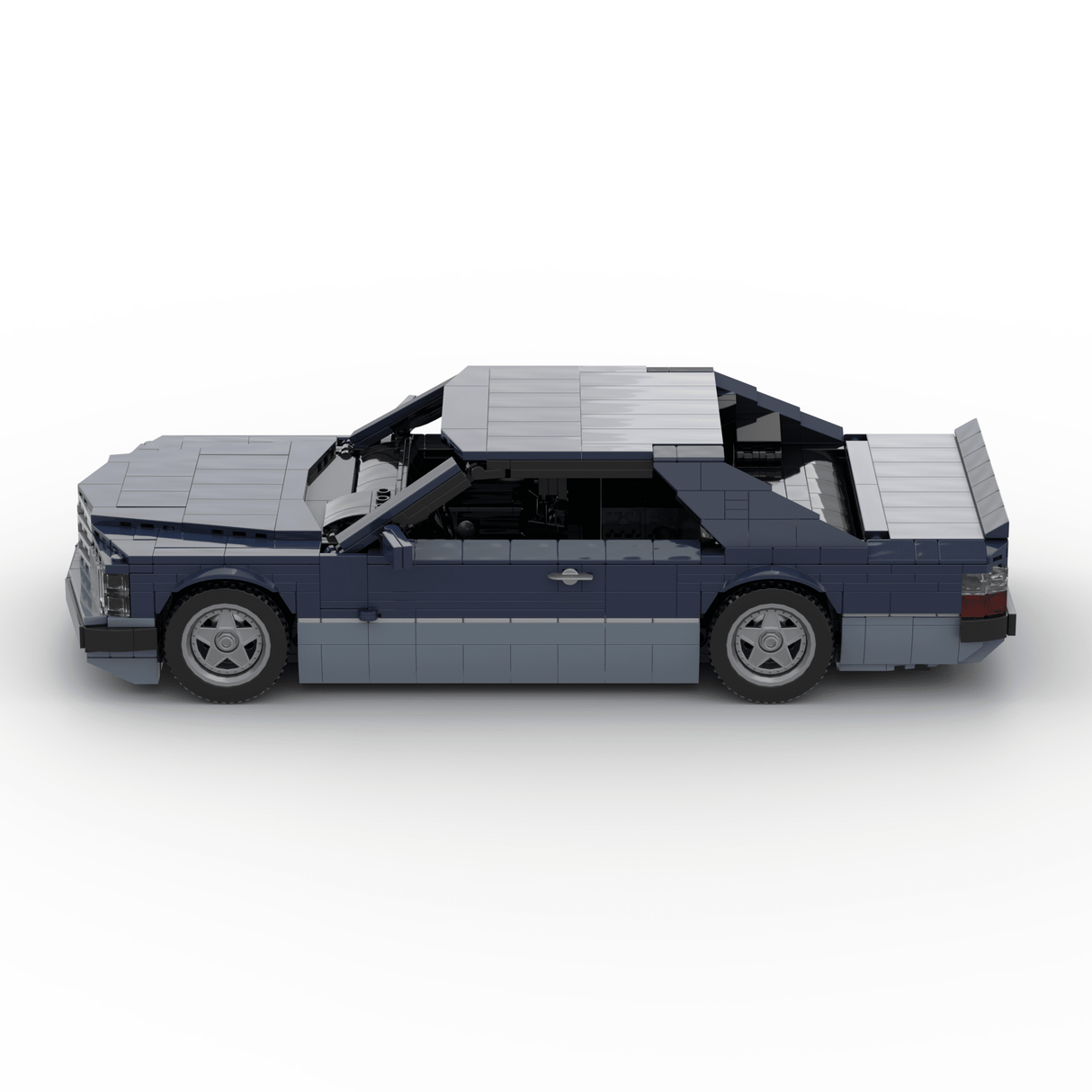 1980s German Grand Touring Coupe Building Blocks (Gobricks)-LesDiy-Building Blocks-1x building section (1x 1473 parts)