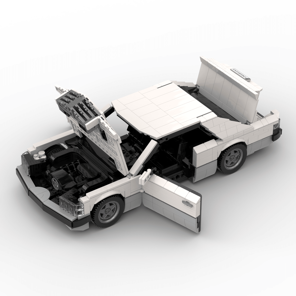 1980s German Grand Touring Coupe Building Blocks (Gobricks)-LesDiy-Building Blocks-1x building section (1x 1473 parts)