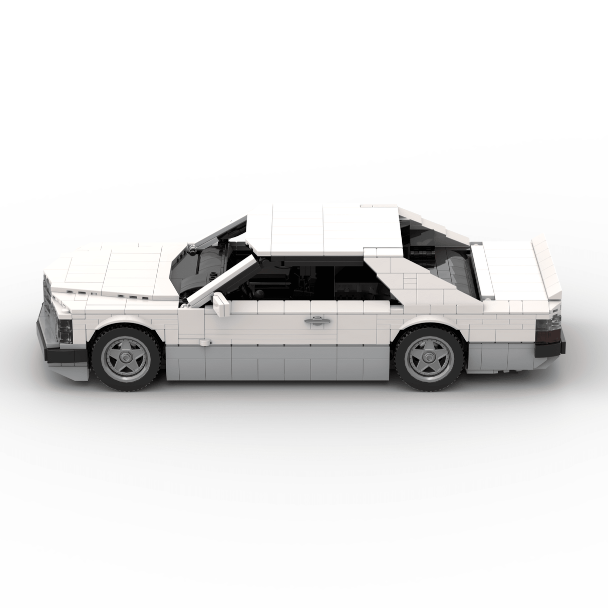1980s German Grand Touring Coupe Building Blocks (Gobricks)-LesDiy-Building Blocks-1x building section (1x 1473 parts)