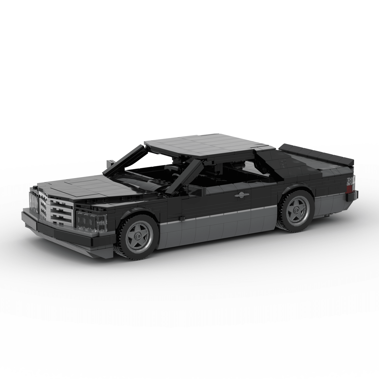 1980s German Grand Touring Coupe Building Blocks (Gobricks)-LesDiy-Building Blocks-1x building section (1x 1473 parts)