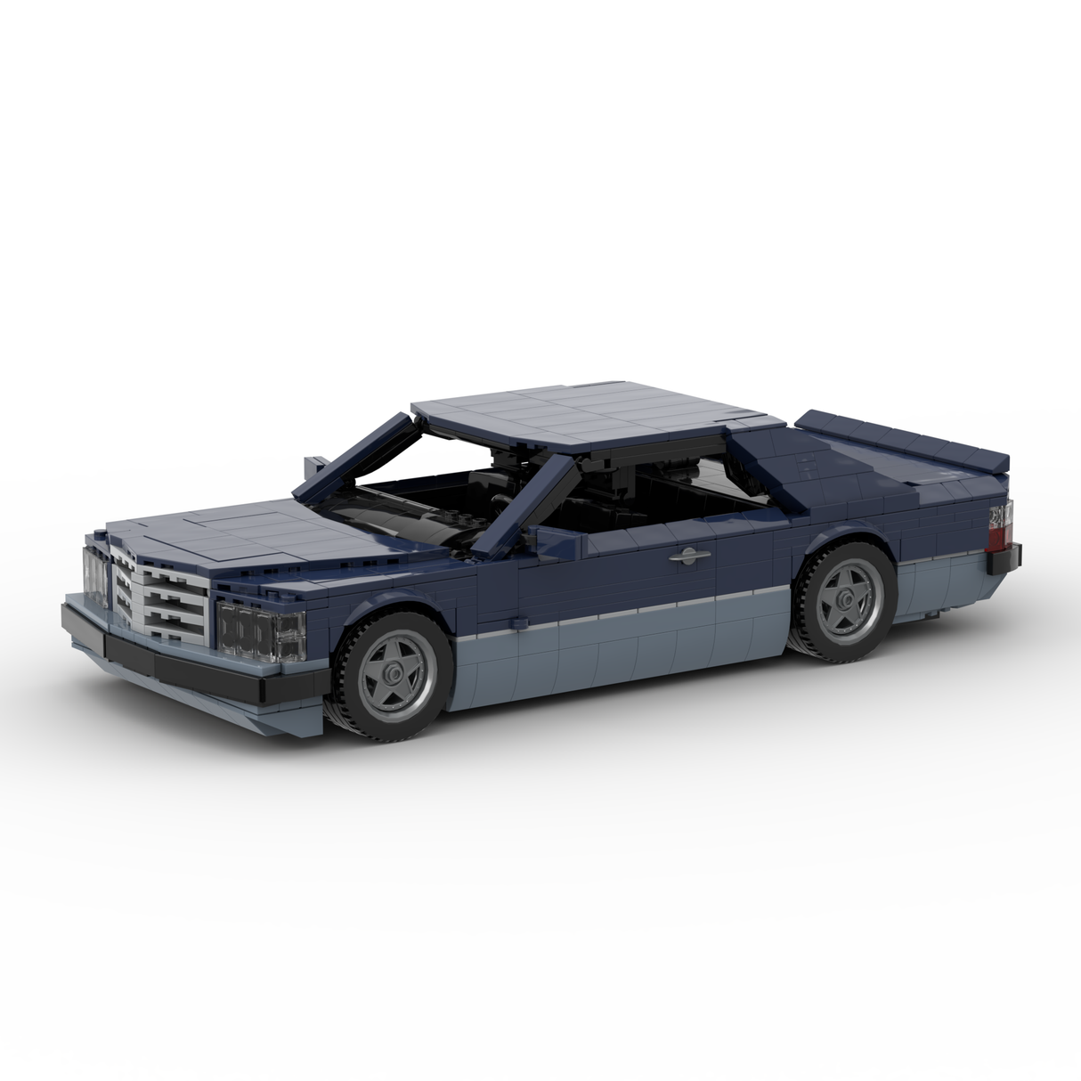 1980s German Grand Touring Coupe Building Blocks (Gobricks)